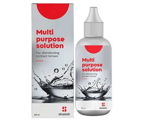 Shamir Multi Purpose שמיר תמיסת חיטוי וניקוי לעדשות מגע Solution