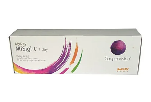 מיוחד MiSight 1 day מיי סייט עדשות מגע יומיות המאטות את קצב עליית המספר אצל ילדים*