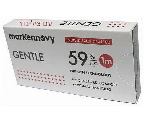 GENTLE 59 TORIC ג'נטל עדשות מגע ייצור חודשיות עם צילינדר למרשמים חריגים