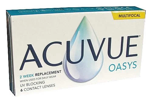 ACUVUE OASYS MULTIFOCAL אקיוויו אואזיס מולטיפוקל עדשות מגע דו שבועיות מסיליקון הידרוג'ל